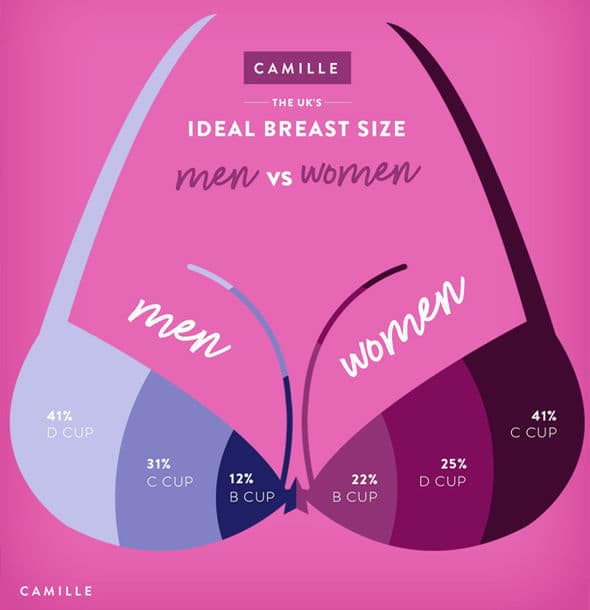 Average Breast Size by Country 