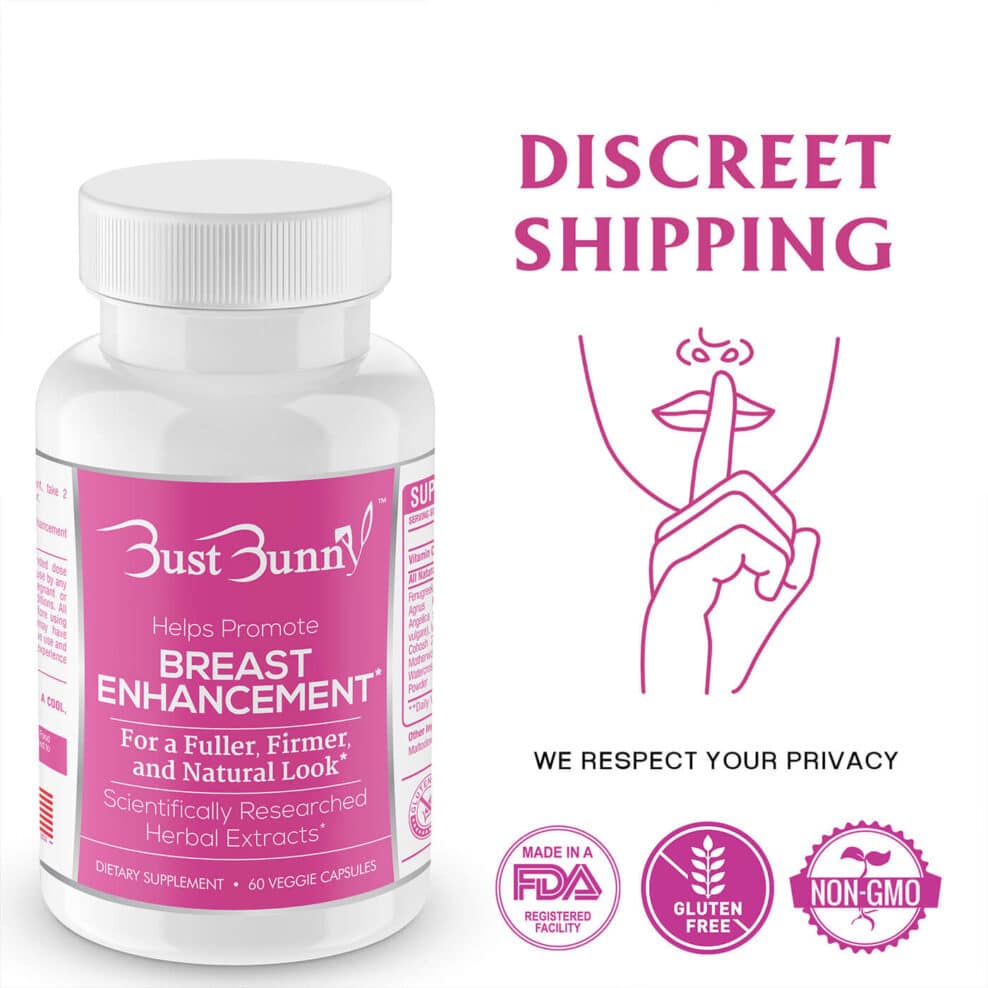 3 Month Supply Of Breast Enlargement Supplement Bust Bunny