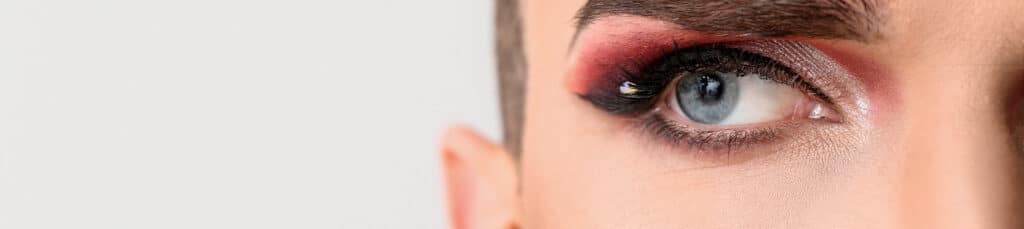 man smokey eye makeup